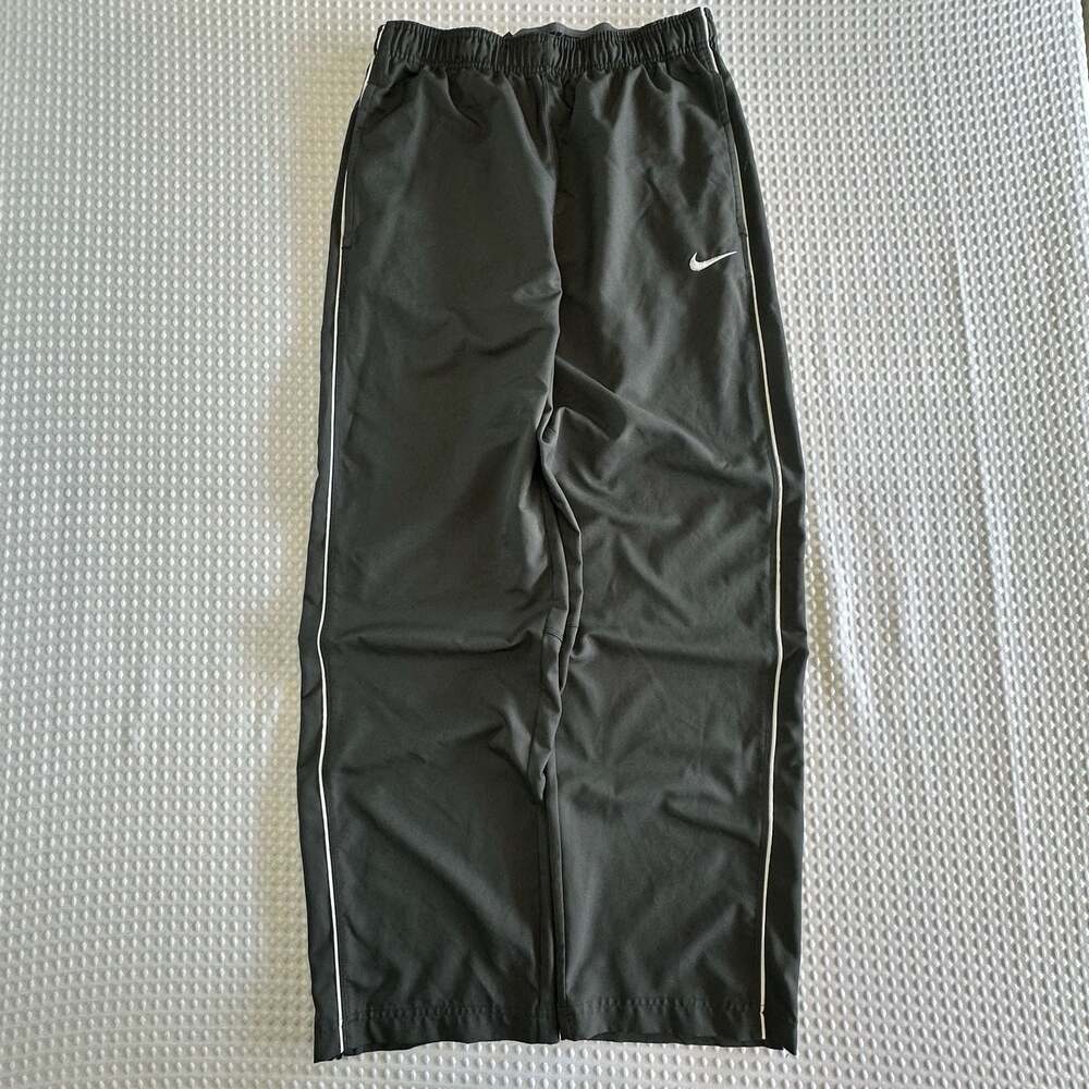 Nike Dri-FIT Vintage Y2K Track Pants Charcoal Gray Size Small